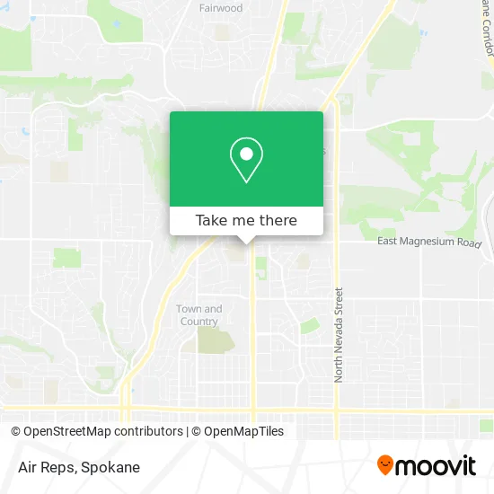 Air Reps map