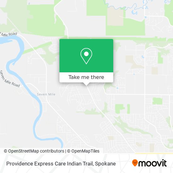 Providence Express Care Indian Trail map