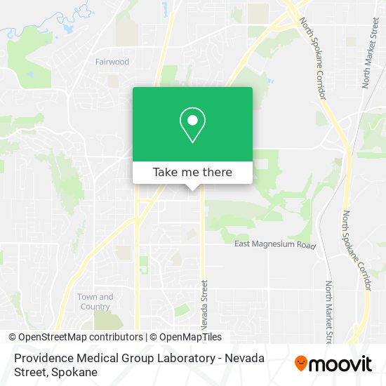 Mapa de Providence Medical Group Laboratory - Nevada Street