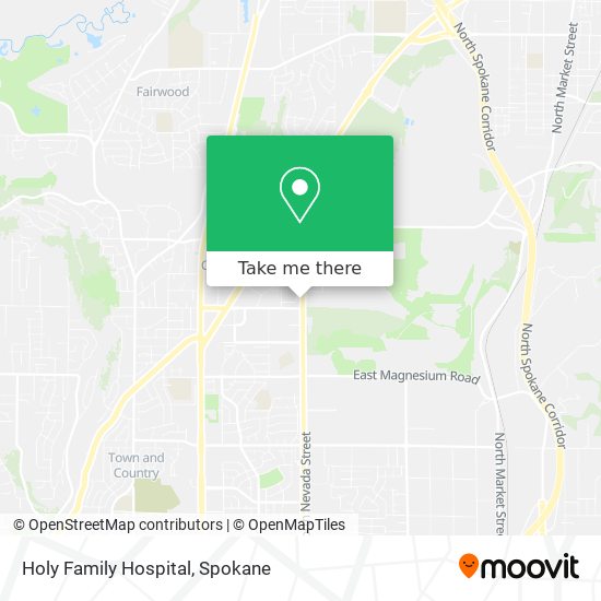 Holy Family Hospital map