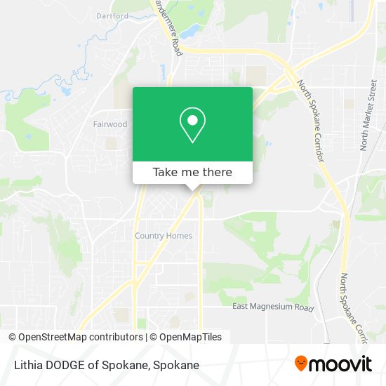 Mapa de Lithia DODGE of Spokane