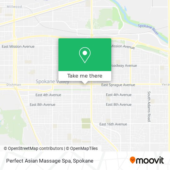 Perfect Asian Massage Spa map