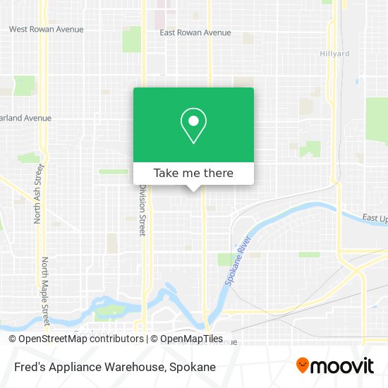 Mapa de Fred's Appliance Warehouse