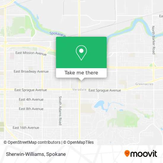 Mapa de Sherwin-Williams