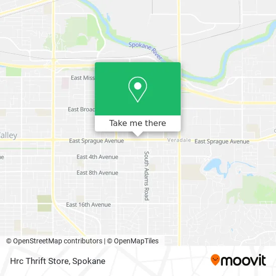 Hrc Thrift Store map