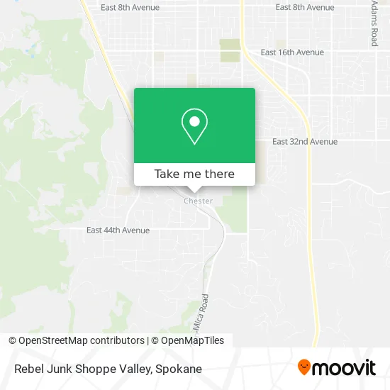 Rebel Junk Shoppe Valley map