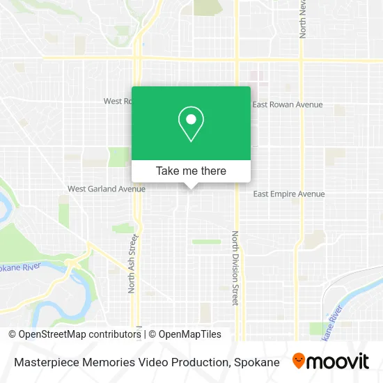 Masterpiece Memories Video Production map