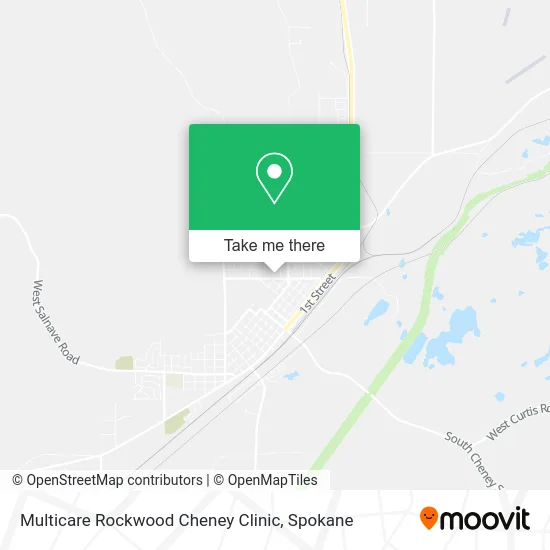 Multicare Rockwood Cheney Clinic map