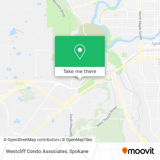 Westcliff Condo Associates map