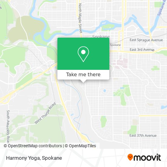 Harmony Yoga map