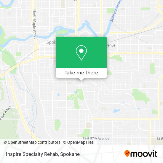 Inspire Specialty Rehab map