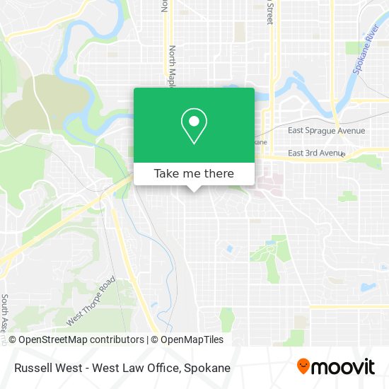 Russell West - West Law Office map