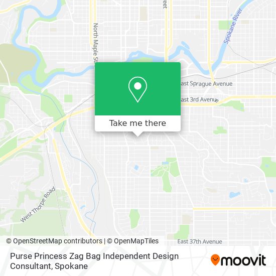 Purse Princess Zag Bag Independent Design Consultant map