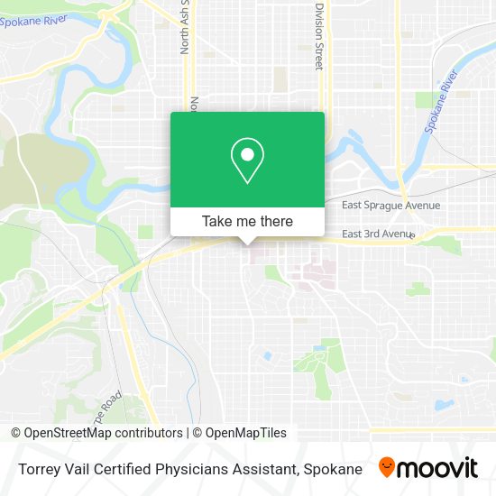 Mapa de Torrey Vail Certified Physicians Assistant