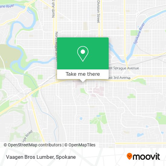 Mapa de Vaagen Bros Lumber