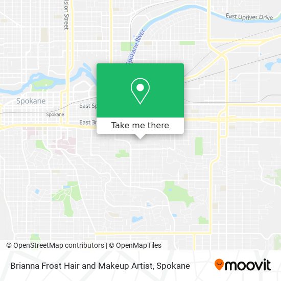 Brianna Frost Hair and Makeup Artist map