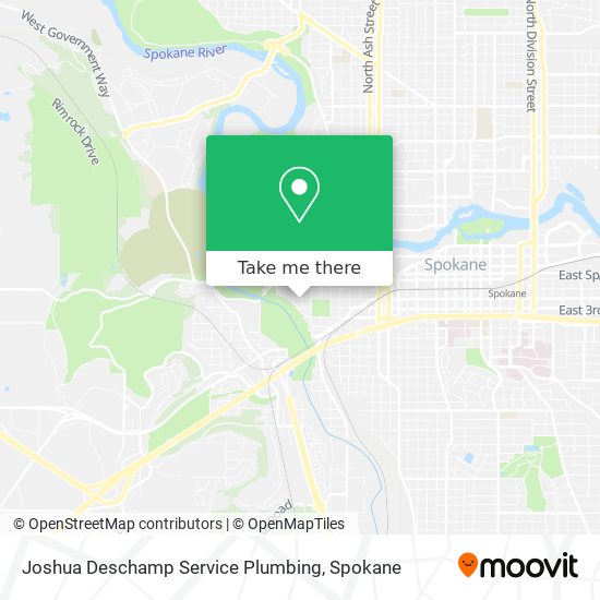 Joshua Deschamp Service Plumbing map