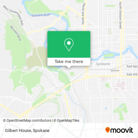 Gilbert House map
