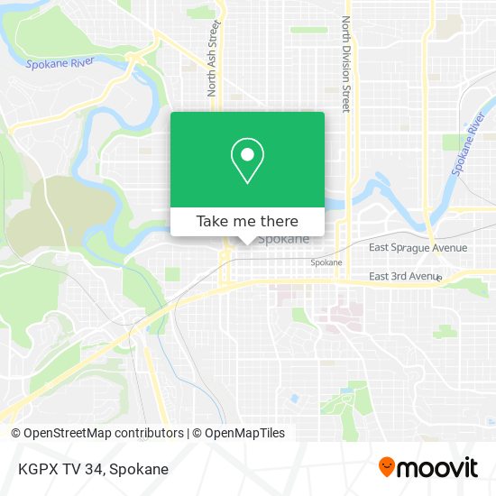 KGPX TV 34 map