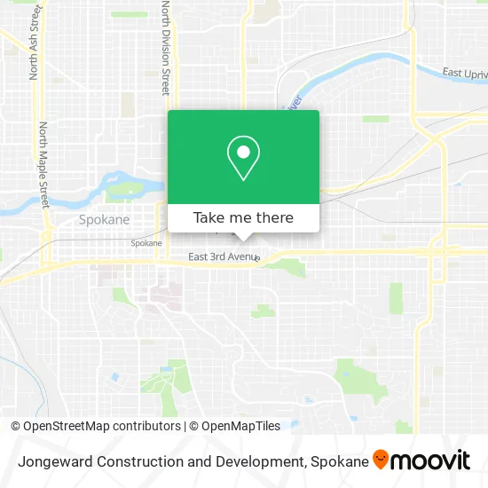 Jongeward Construction and Development map