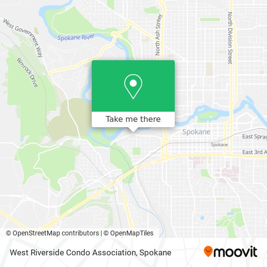 West Riverside Condo Association map
