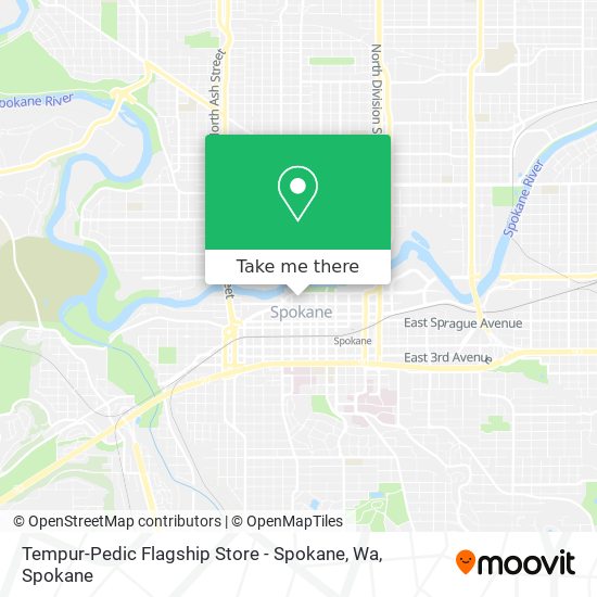 Tempur-Pedic Flagship Store - Spokane, Wa map