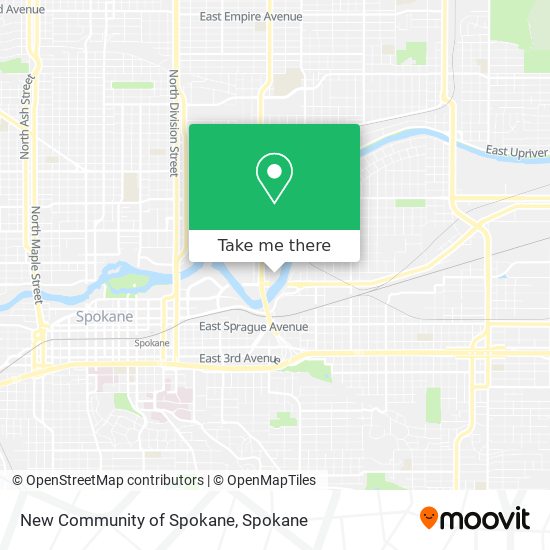 New Community of Spokane map