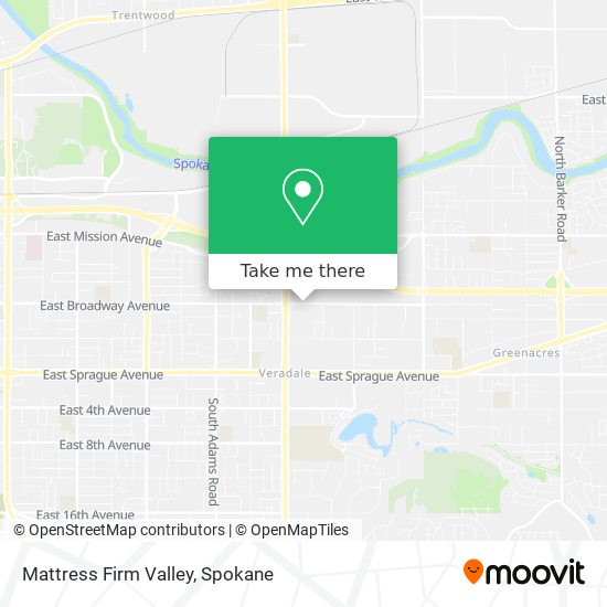 Mattress Firm Valley map