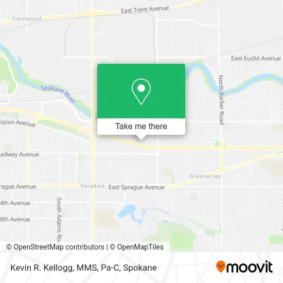 Mapa de Kevin R. Kellogg, MMS, Pa-C