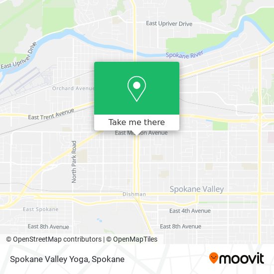 Mapa de Spokane Valley Yoga