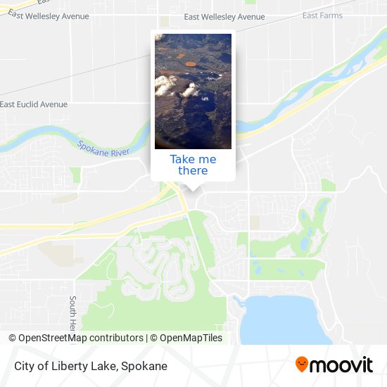City of Liberty Lake map