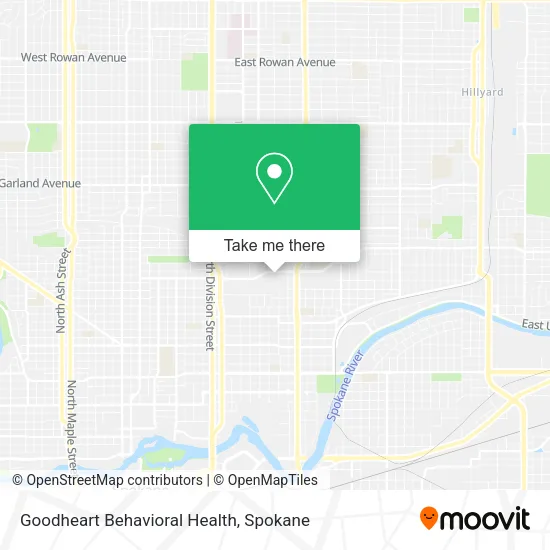 Mapa de Goodheart Behavioral Health