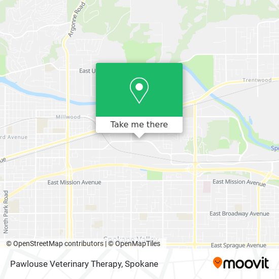 Pawlouse Veterinary Therapy map