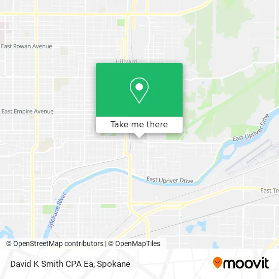 Mapa de David K Smith CPA Ea