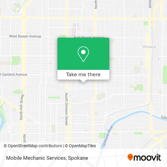 Mobile Mechanic Services map