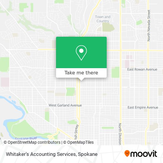 Whitaker's Accounting Services map