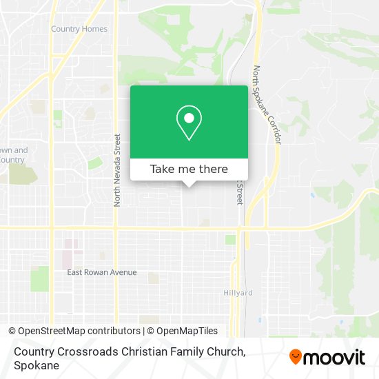 Mapa de Country Crossroads Christian Family Church