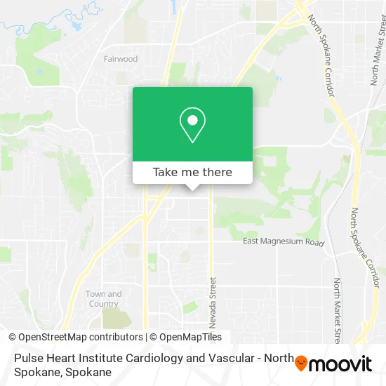 Pulse Heart Institute Cardiology and Vascular - North Spokane map