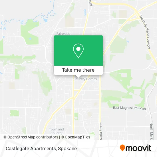 Mapa de Castlegate Apartments