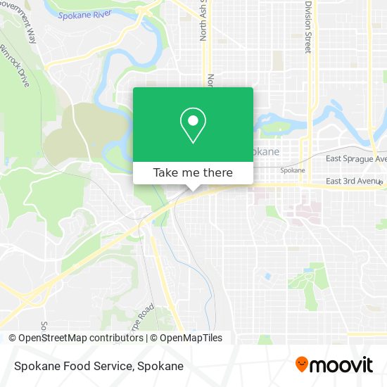 Mapa de Spokane Food Service