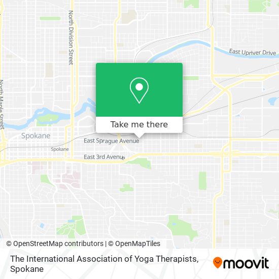 The International Association of Yoga Therapists map