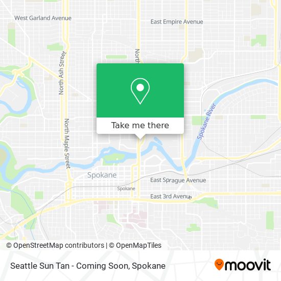 Mapa de Seattle Sun Tan - Coming Soon