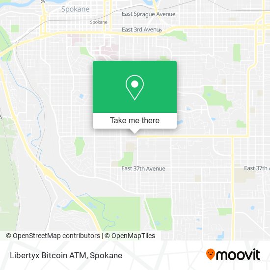 Mapa de Libertyx Bitcoin ATM