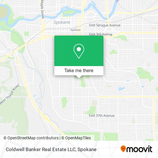 Coldwell Banker Real Estate LLC map