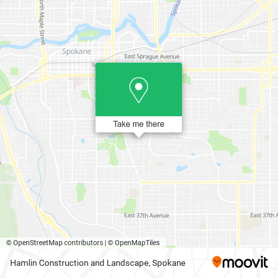 Hamlin Construction and Landscape map