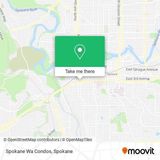 Spokane Wa Condos map