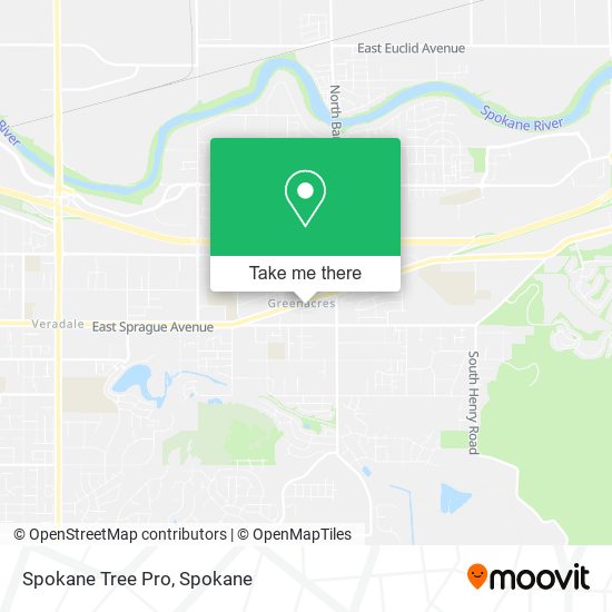 Mapa de Spokane Tree Pro