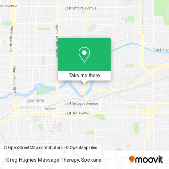 Greg Hughes Massage Therapy map