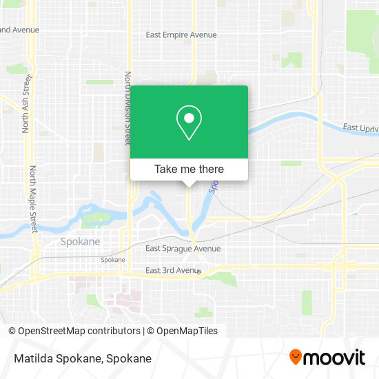 Mapa de Matilda Spokane