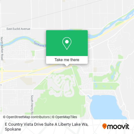 E Country Vista Drive Suite A Liberty Lake Wa map